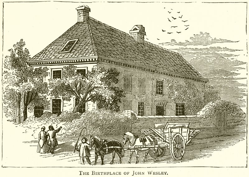 John Wesley szülőhelye alkotó: English School