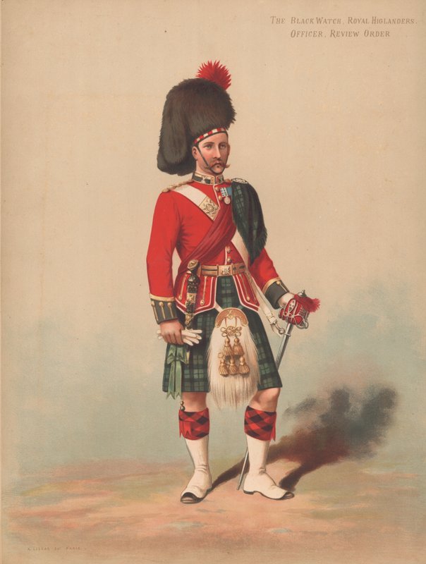 The Black Watch, Royal Highlanders, Tiszt, Review Order alkotó: English School