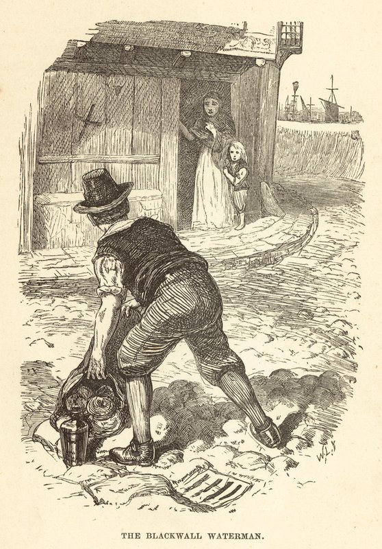 The Blackwall Waterman (metszet) alkotó: English School