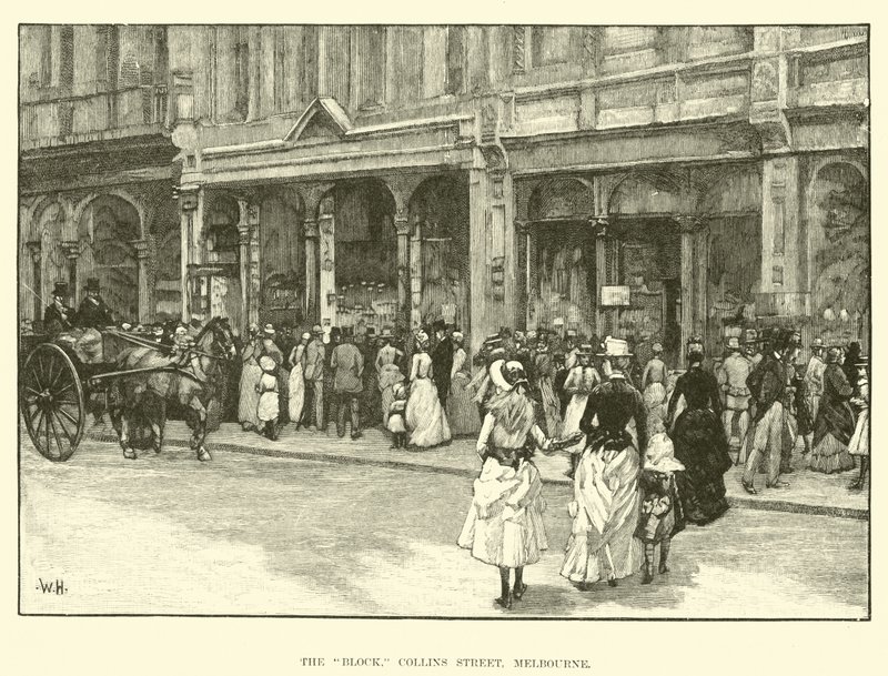 The Block, Collins Street, Melbourne alkotó: English School