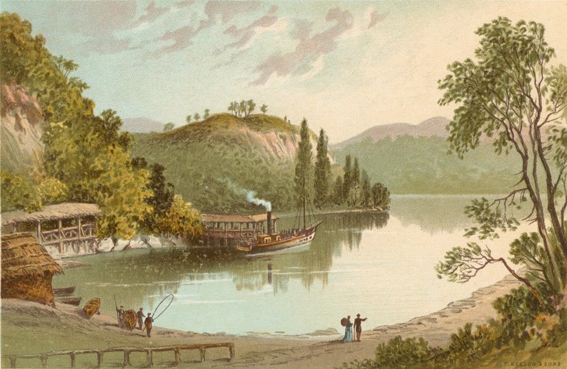 A csónakház – Loch Katrine alkotó: English School