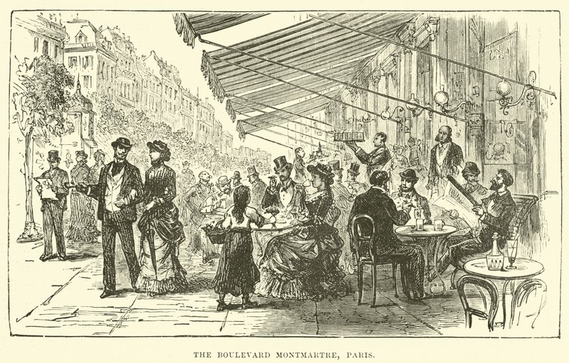 A Boulevard Montmartre, Párizs alkotó: English School