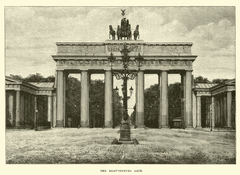 A Brandenburgi kapu alkotó: English School