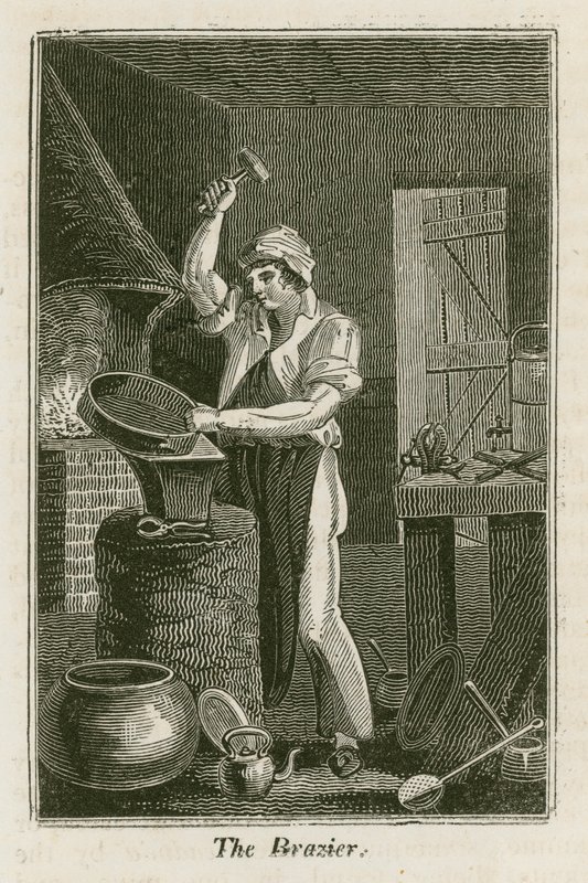 The Brazier (metszet) alkotó: English School
