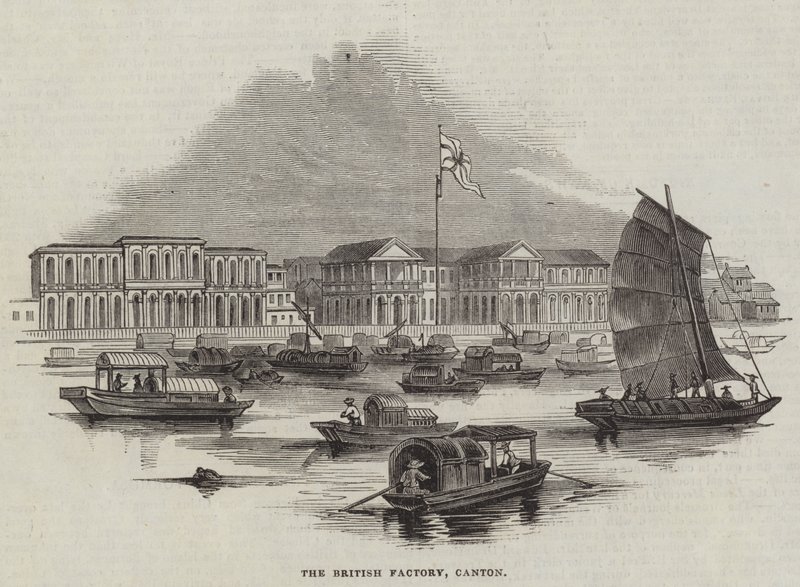 The British Factory, Canton (metszet) alkotó: English School