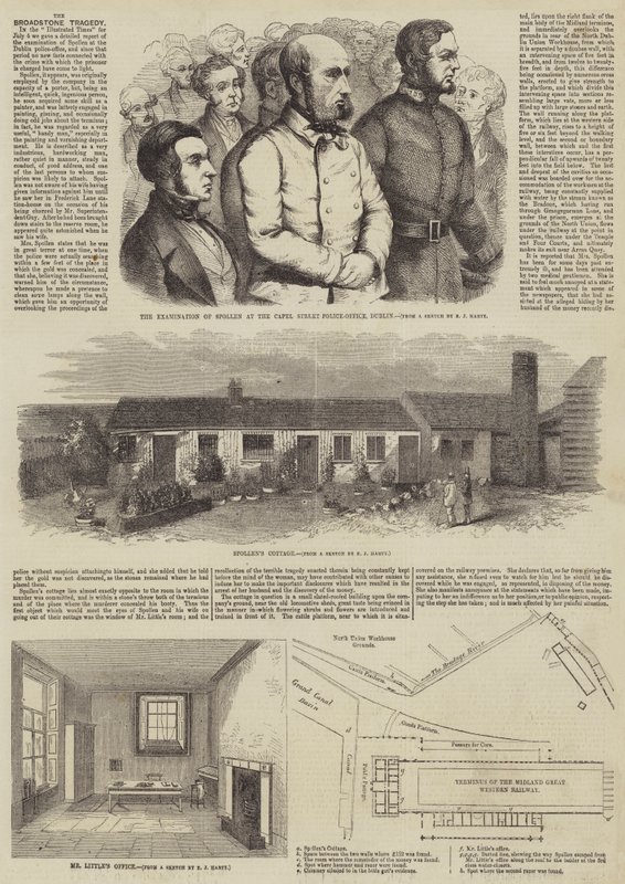 A Broadstone-tragédia (metszet) alkotó: English School