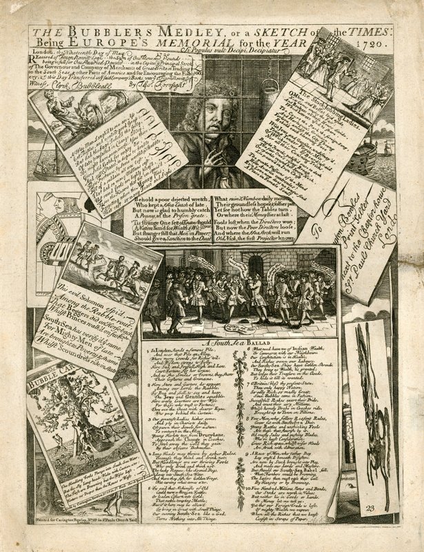 A Bubblers Medley, avagy az idők vázlata, Európa emlékműve az 1720-as évre alkotó: English School