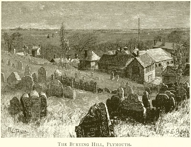 A Burying Hill, Plymouth alkotó: English School