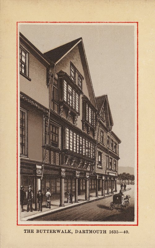 The Butterwalk, Dartmouth alkotó: English School