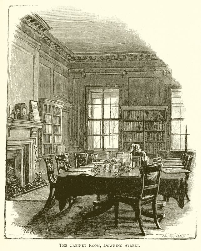 A kabinet szoba, Downing Street alkotó: English School