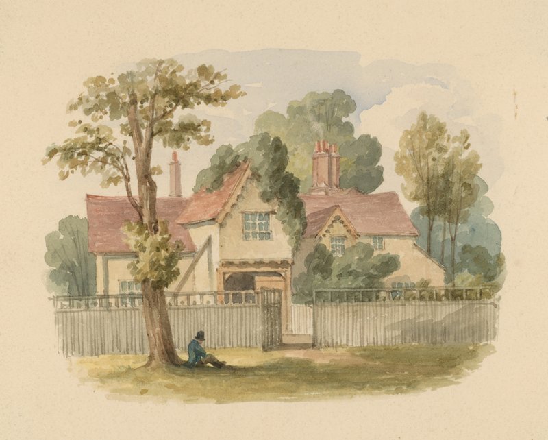 The Cake House, Hyde Park, London (wc papíron) alkotó: English School
