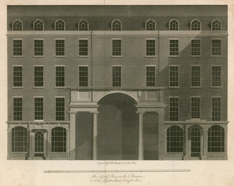 A fővárosi díj, Pickett Street 13., Temple Bar, London alkotó: English School