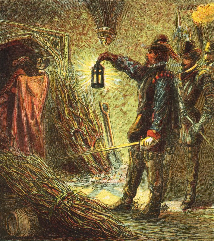 Guy Fawkes elfogása alkotó: English School