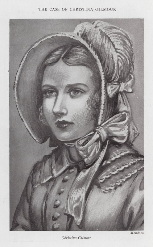 Christina Gilmour esete (litográfia) alkotó: English School