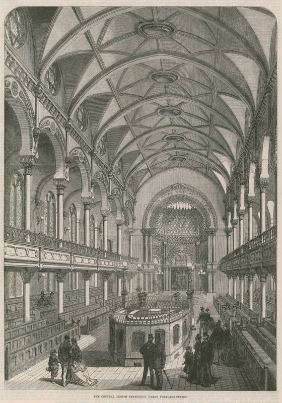 A Central Jewish Synagogue, Great Portland Street, London alkotó: English School