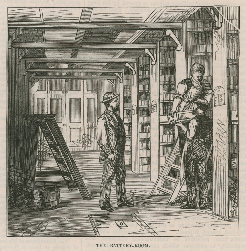 A Központi Posta Telegraph Telegraph: A telephelyiség alkotó: English School