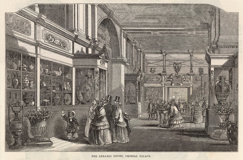 Kerámia udvar, Crystal Palace alkotó: English School