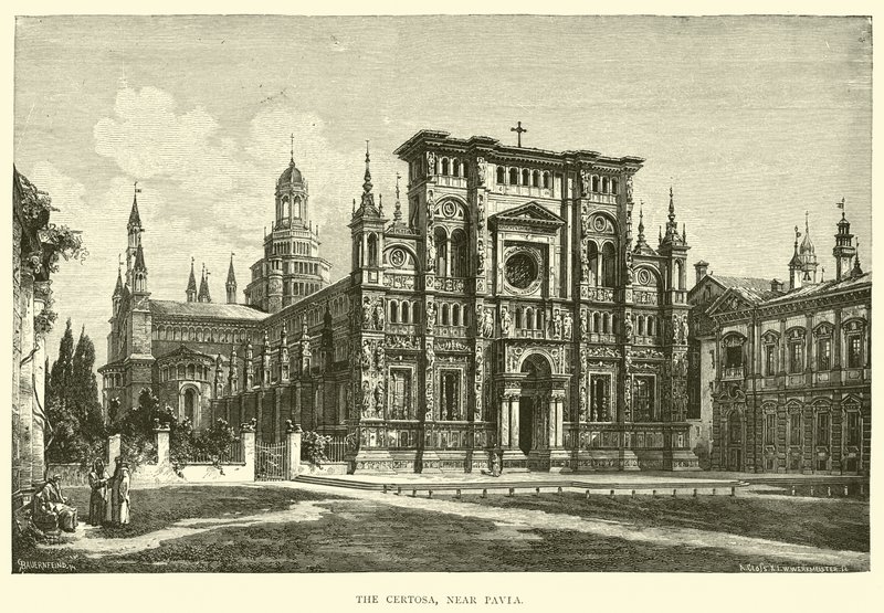 A Certosa, Pavia közelében alkotó: English School
