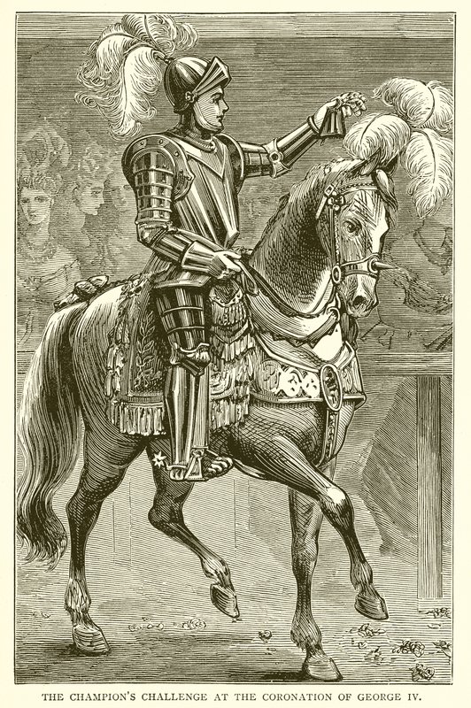 A Bajnokok Kihívása IV. György koronázásán alkotó: English School