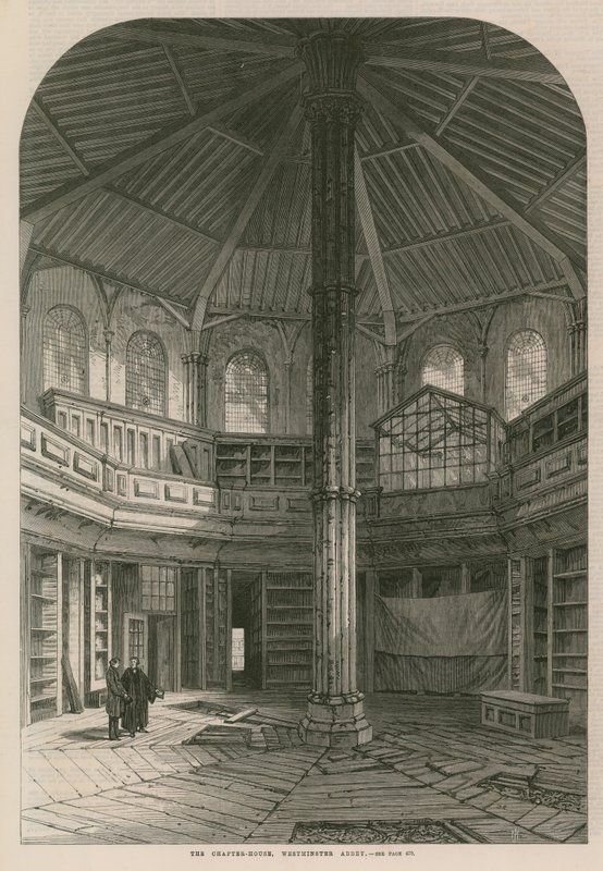 A Káptalanház a Westminster Abbeyben alkotó: English School
