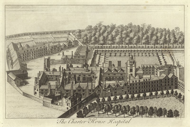 A Charterhouse Kórház, London alkotó: English School