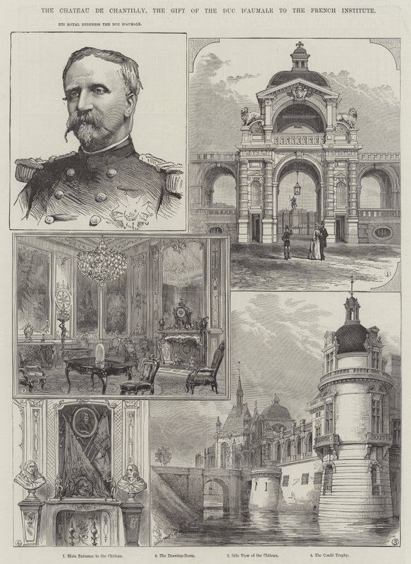 A Chateau de Chantilly, a Duc d