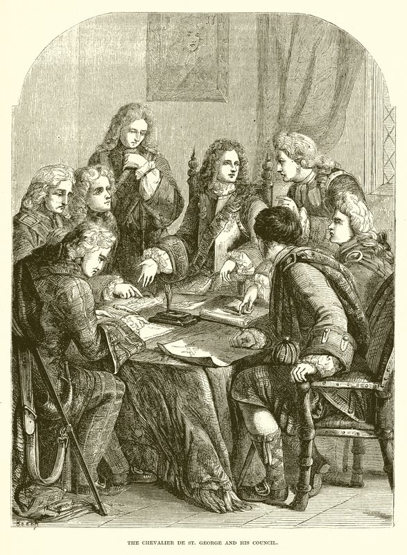 A Chevalier de St. George és tanácsa alkotó: English School