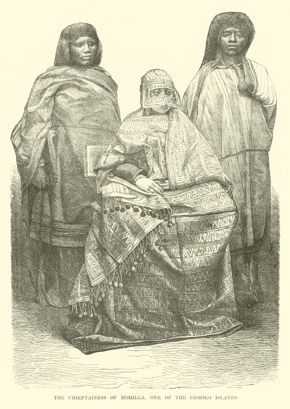 Mohilla, a Comore-szigetek egyik főnöke alkotó: English School