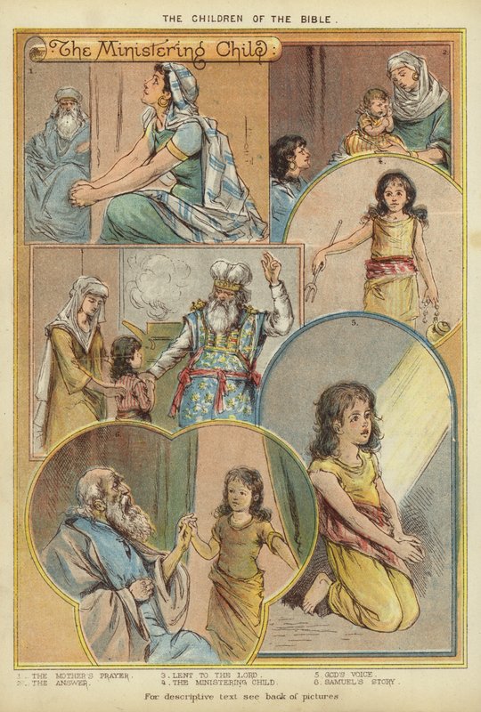 A Biblia gyermekei: A szolgáló gyermek (chromolitho) alkotó: English School