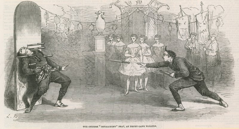 A kínai impament bravúr a Drury Lane Színházban alkotó: English School