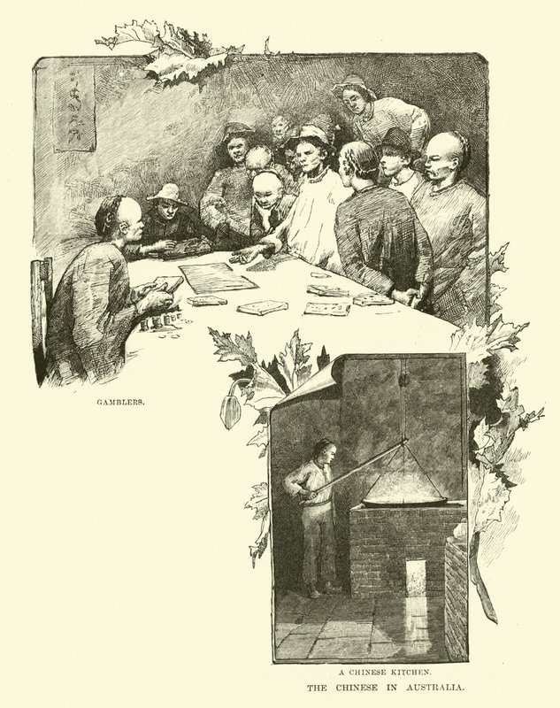A kínaiak Ausztráliában alkotó: English School