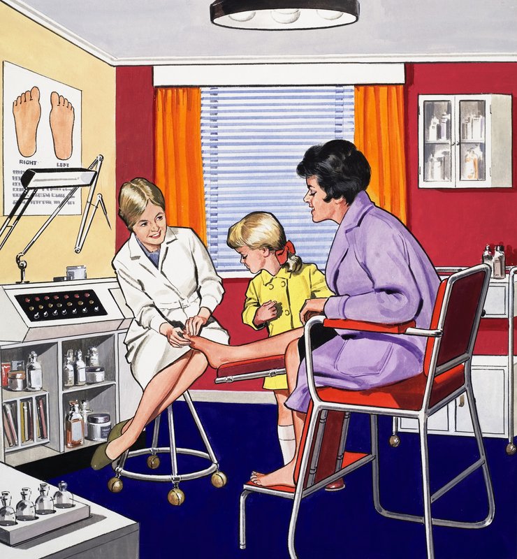 A pedikűrű alkotó: English School
