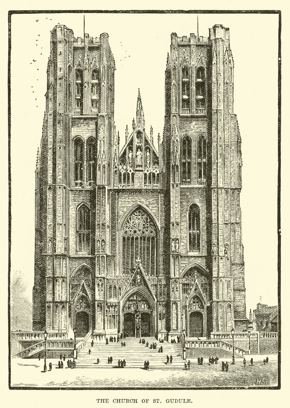A Szent Gudule templom alkotó: English School