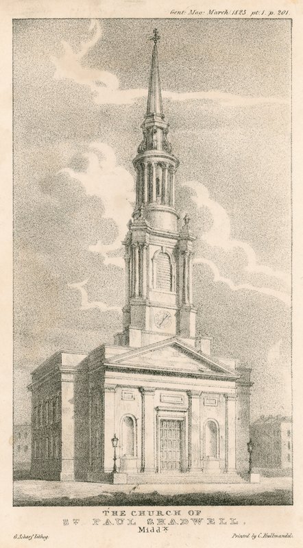 Szent Pál templom, Shadwell, London alkotó: English School