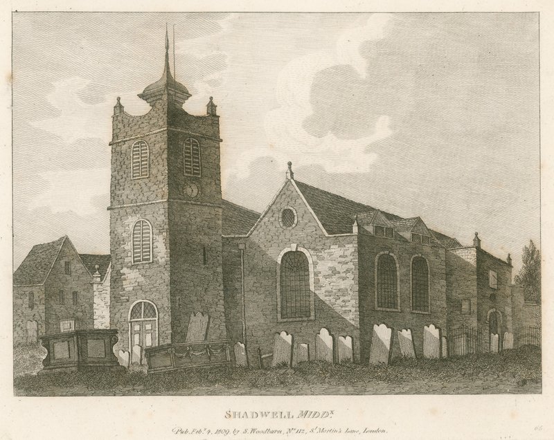 Szent Pál templom, Shadwell, London alkotó: English School