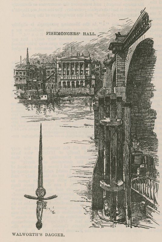 The City Guilds: The Fishmongers Company: Fishmongers Hall és Walworths Dagger alkotó: English School