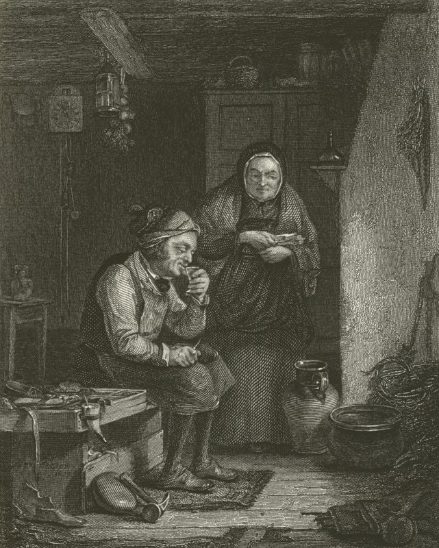 A suszter, Duddingstonból alkotó: English School