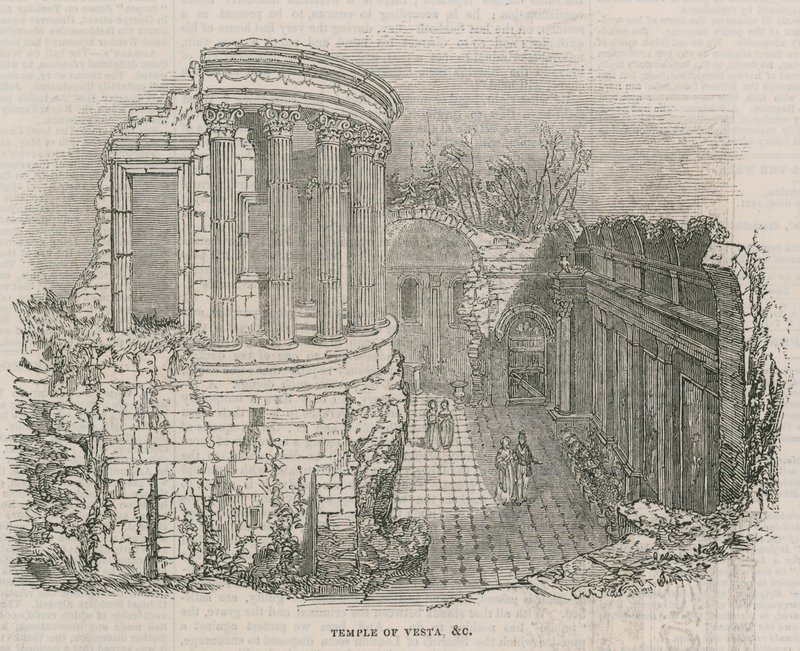 A Colosseum - Vesta temploma alkotó: English School