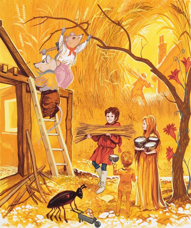 A kukoricatündérek alkotó: English School