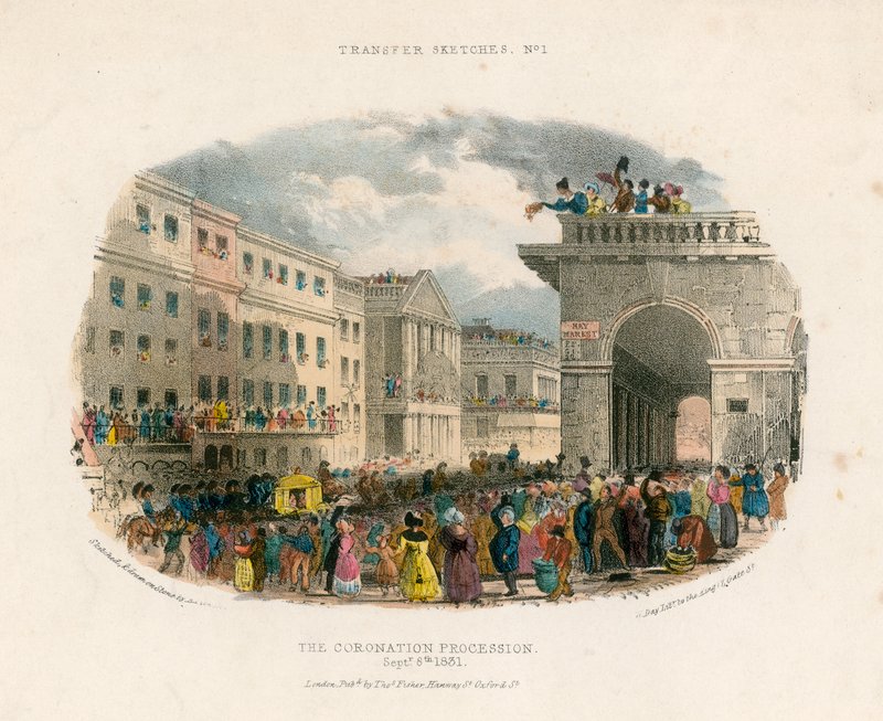 A koronázási körmenet, 1831. szeptember 8 alkotó: English School