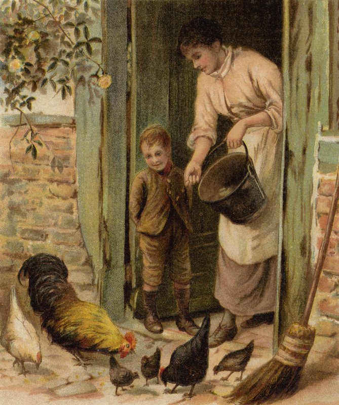A házikó ajtó alkotó: English School