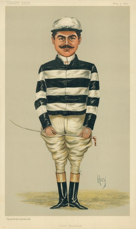 Della Catena gróf, Strickland gróf, 1893. május 4., Vanity Fair rajzfilm alkotó: English School