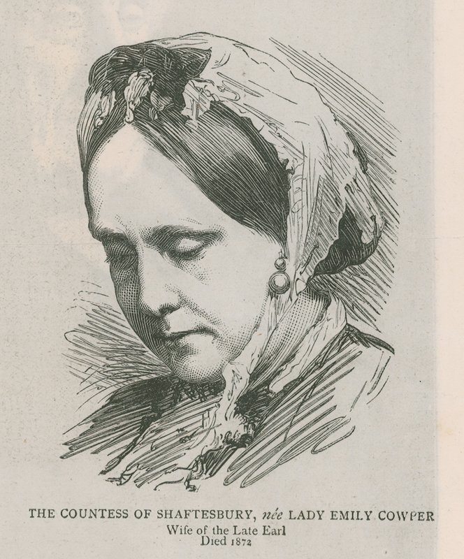 Shaftesbury grófnője, szül. Lady Emily Cowper alkotó: English School