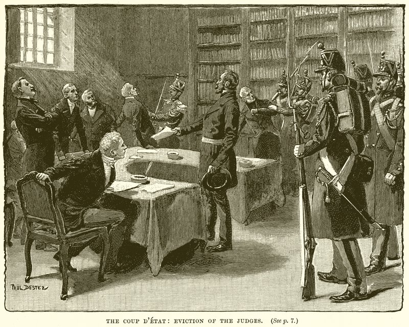 The Coup Detat: A bírák kilakoltatása alkotó: English School