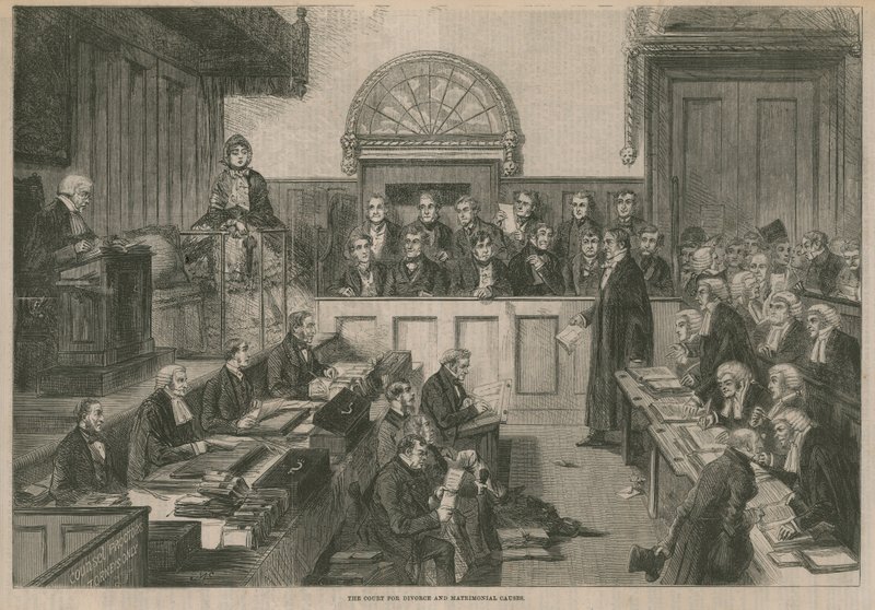 Válási és házassági ügyekkel foglalkozó bíróság alkotó: English School