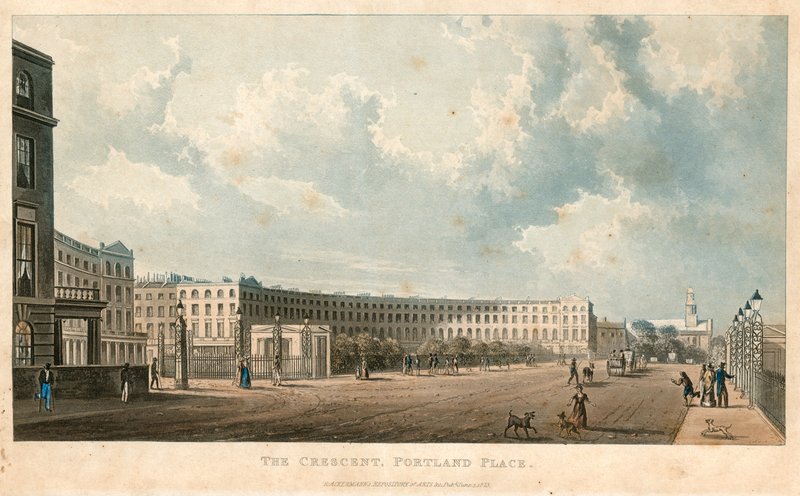 The Crescent, Portland Place, London alkotó: English School