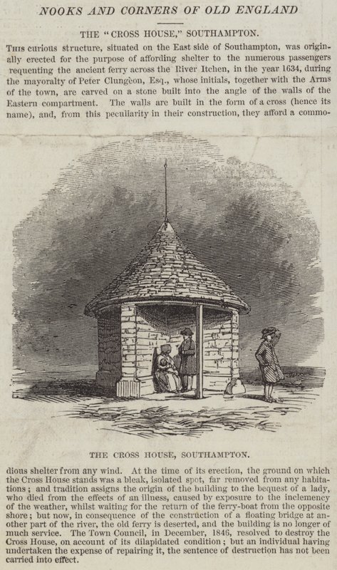 The Cross House, Southampton (metszet) alkotó: English School