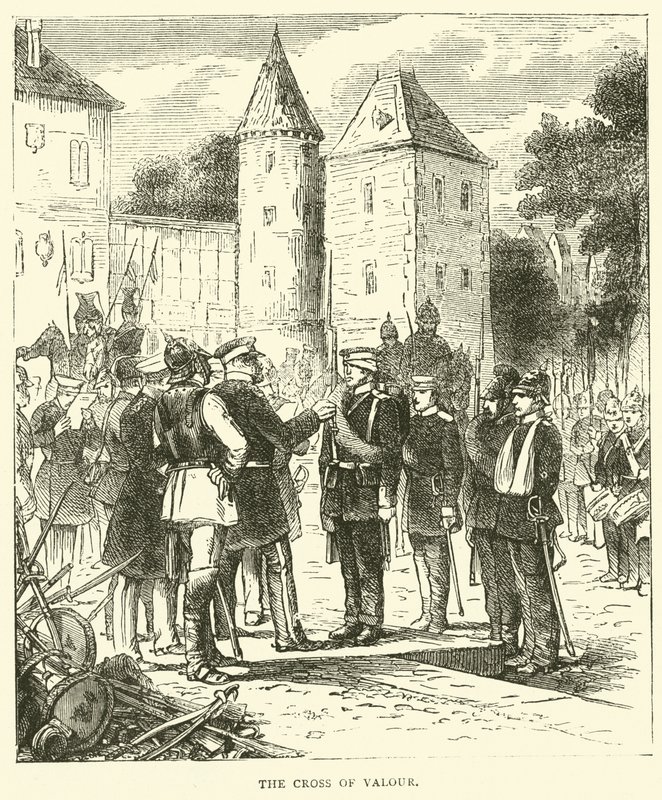 A vitézség keresztje, 1870. szeptember alkotó: English School