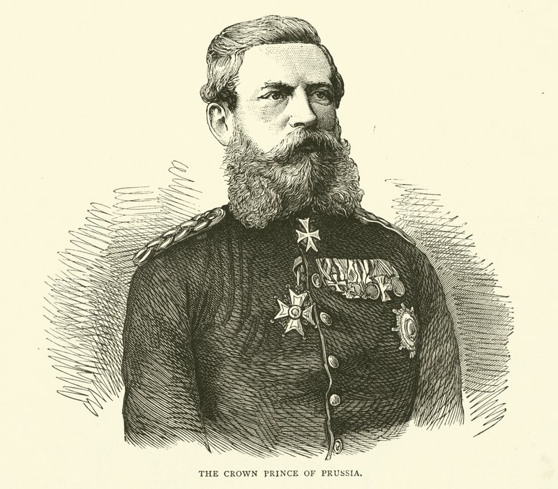 A porosz koronaherceg, 1870. augusztus alkotó: English School