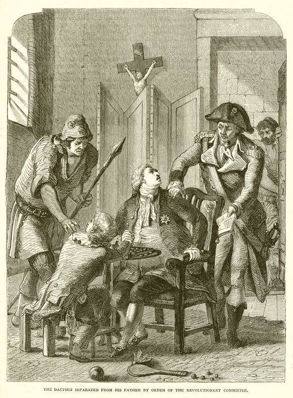 A Dauphin a Forradalmi Bizottság parancsára elvált Apától alkotó: English School